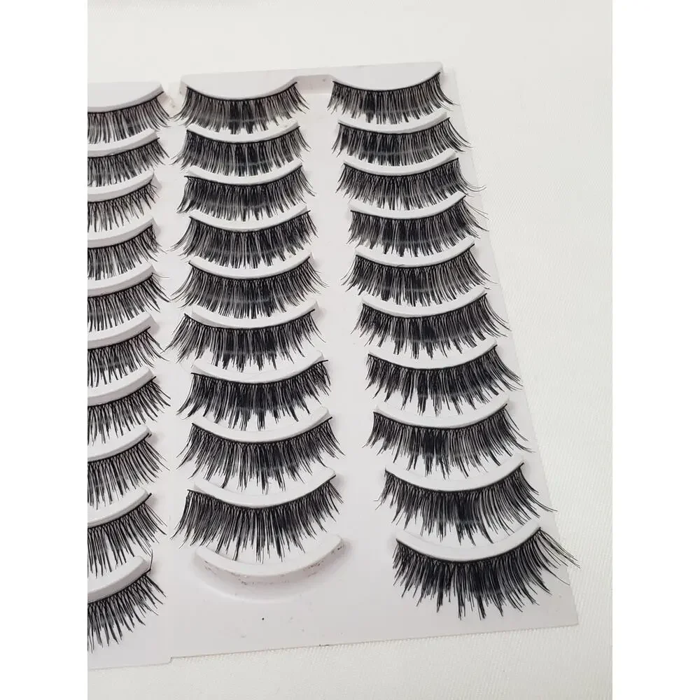 Zwellbe Fashion False Eyelashes - Variety of 48 Pairs w. 1 Extra Lash